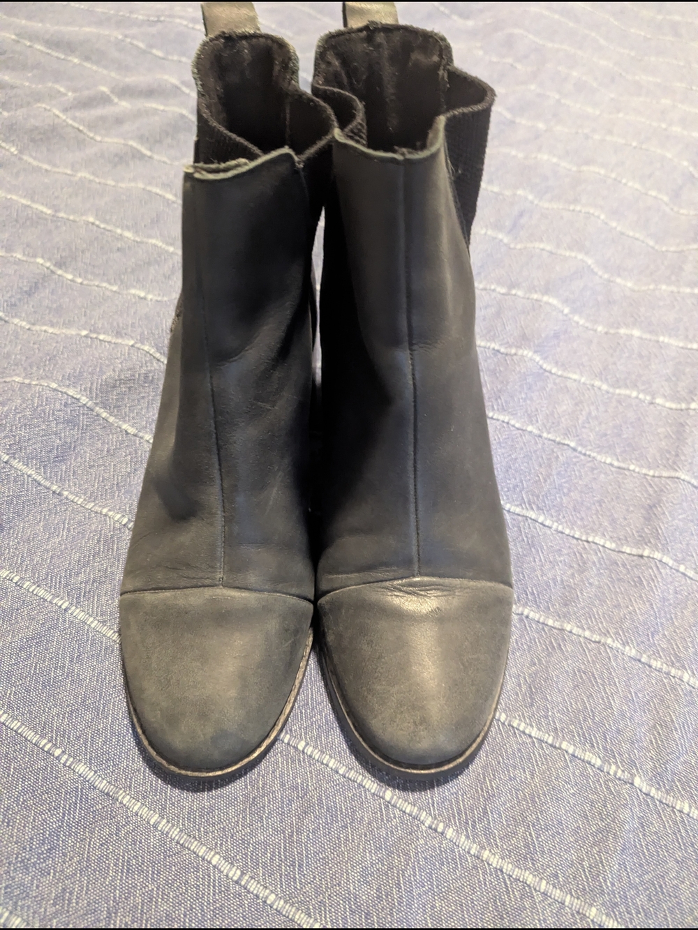 Toms Black Women's Chelsea Ankle Boots, 6.5